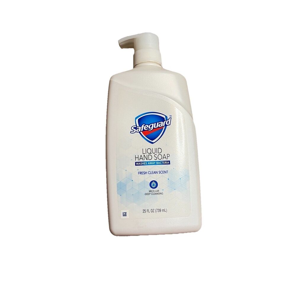 Safeguard Liquid Hand Soap Micellar Deep Cleansing Fresh Clean Scent NEW